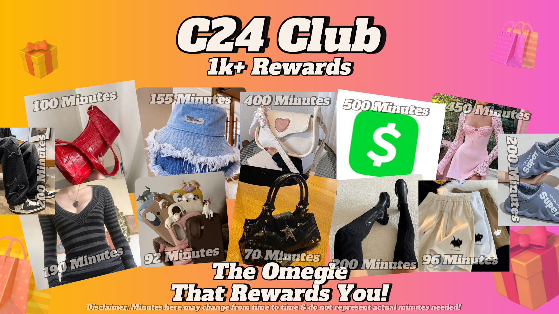 the rewards you get for video chatting